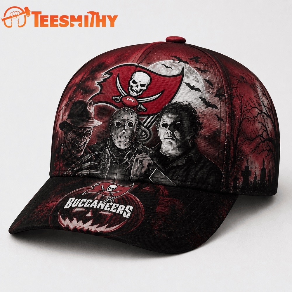 Tampa Bay Buccaneers NFL Horror Night Halloween 2026 Design Classic Cap