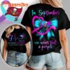 Tampa Bay Buccaneers NFL No Story Should End Too Soon Suicide Prevention Awareness Unisex 3D Shirt