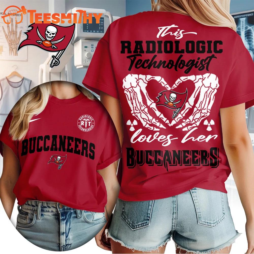 Tampa Bay Buccaneers NFL Radiology Technologist All Over Print T Shirt