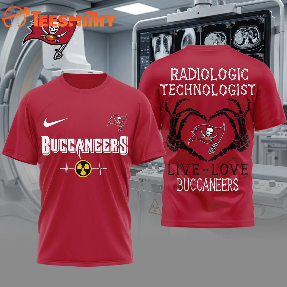 Tampa Bay Buccaneers NFL Radiology Technologist Game Day 3D Shirt