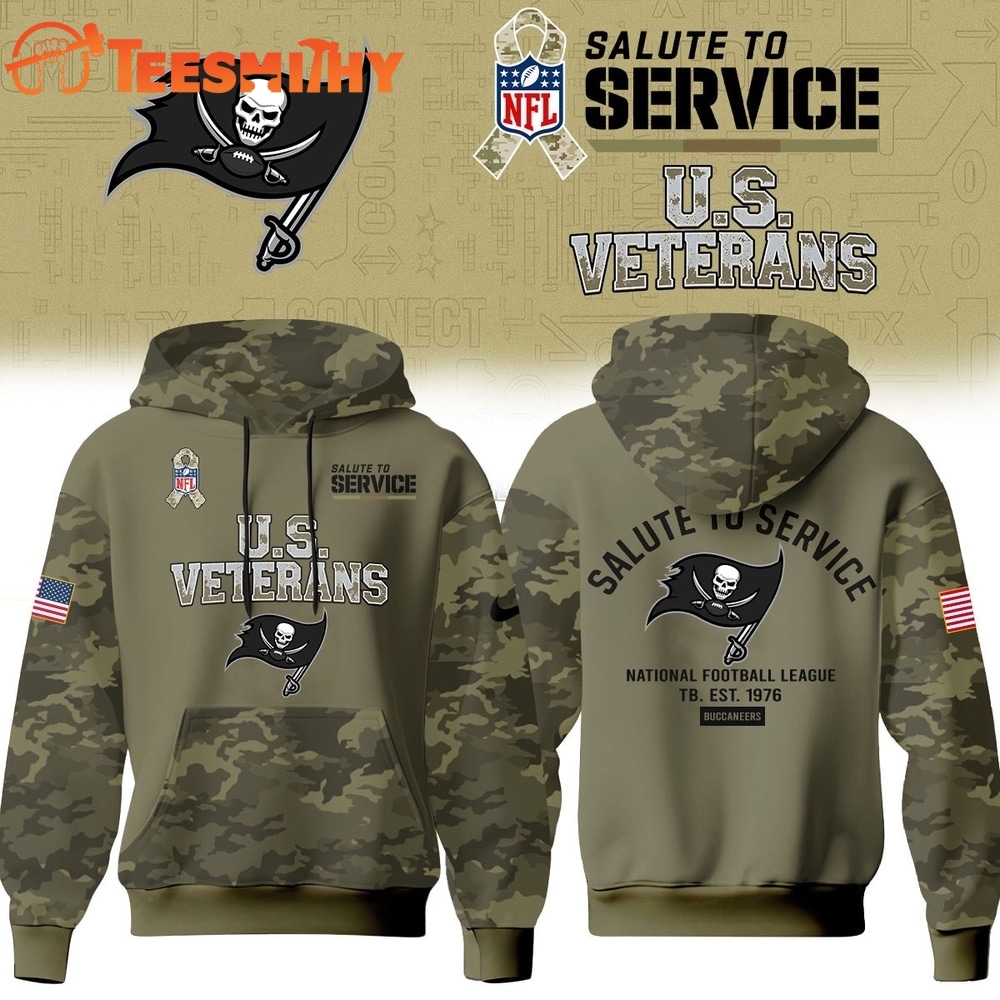 Tampa Bay Buccaneers NFL US Veterans Salute To Service 2026 Hoodie Shirt