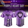 Tampa Bay Rays x Purple Heart Day New Design Baseball Jersey