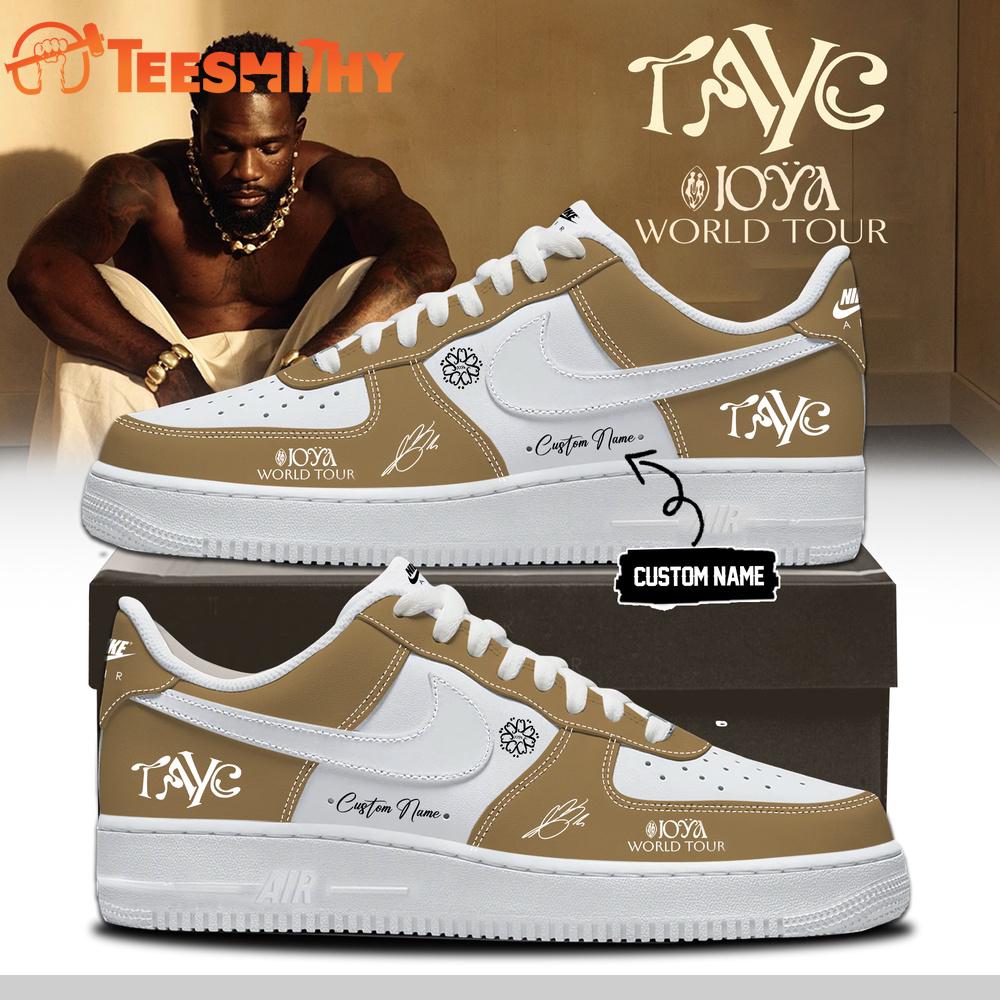 Tayc JOYA TOUR Limited Edition Signature 2026 Air Force 1 Shoes Sneaker