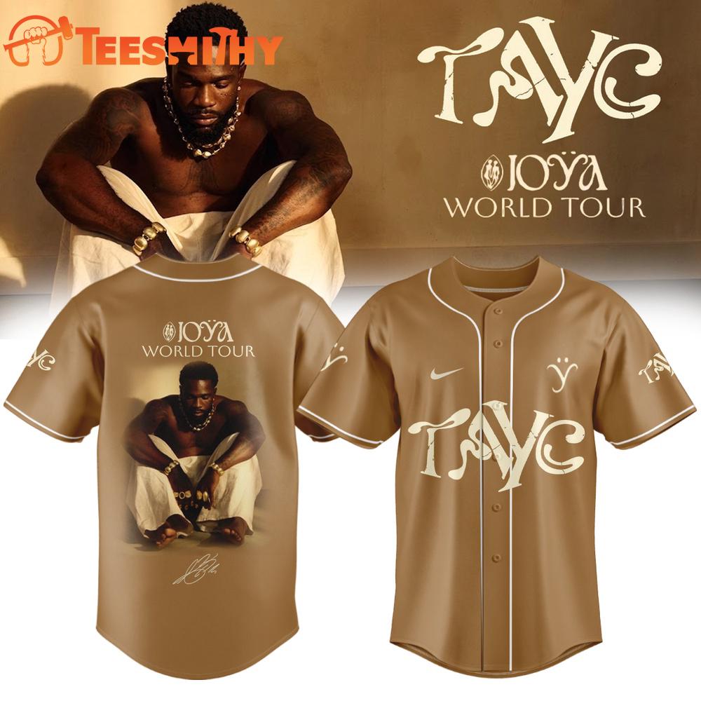 Tayc JOYA TOUR Limited Edition Signature 2026 Limited Edition Baseball Jersey