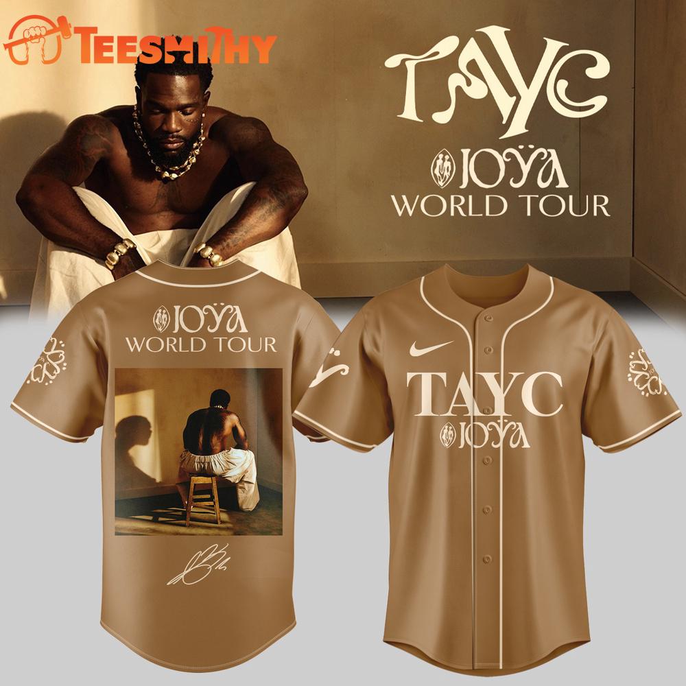 Tayc JOYA TOUR Limited Edition Signature 2026 Special New Baseball Jersey