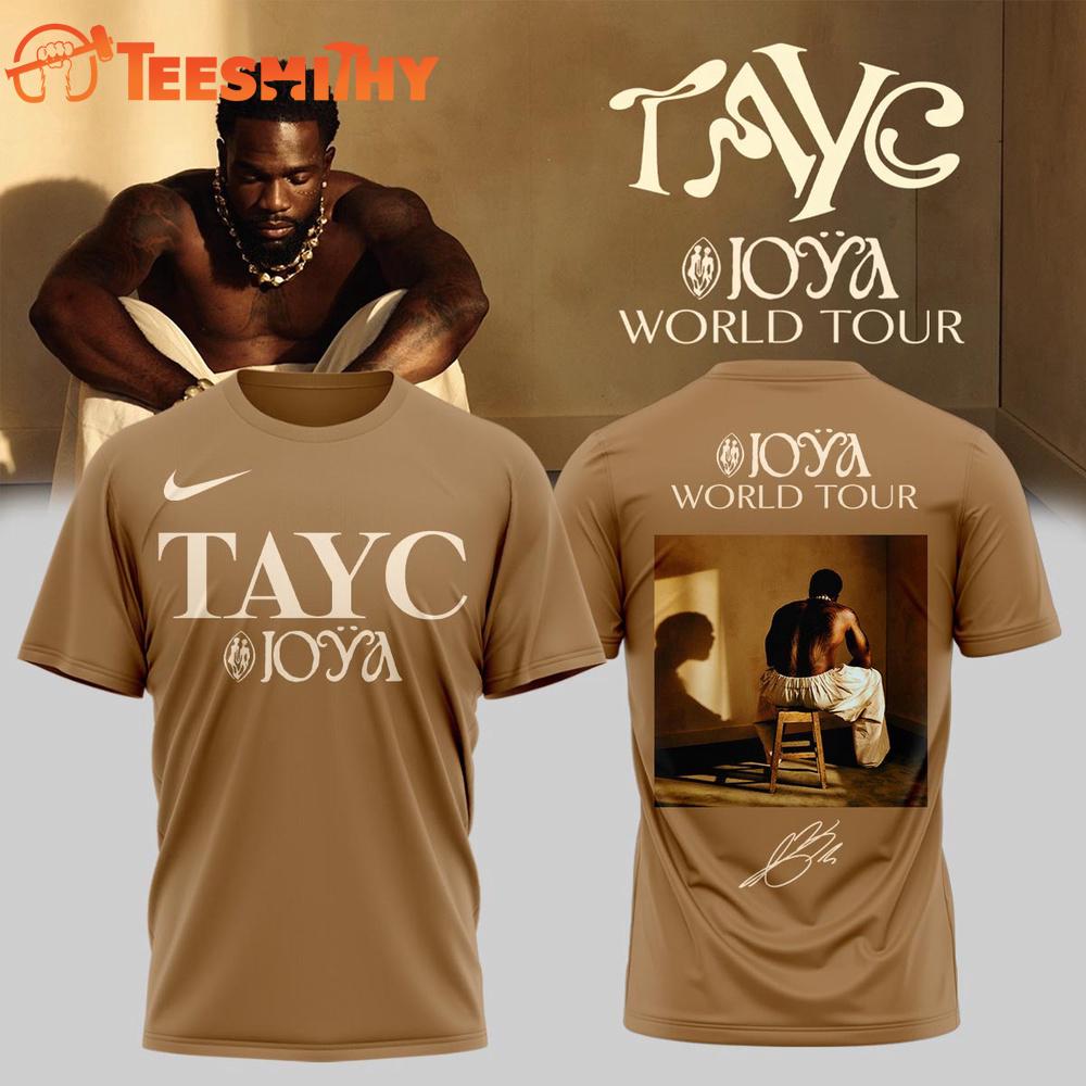 Tayc JOYA TOUR Limited Edition Signature 2026 Special New T Shirt