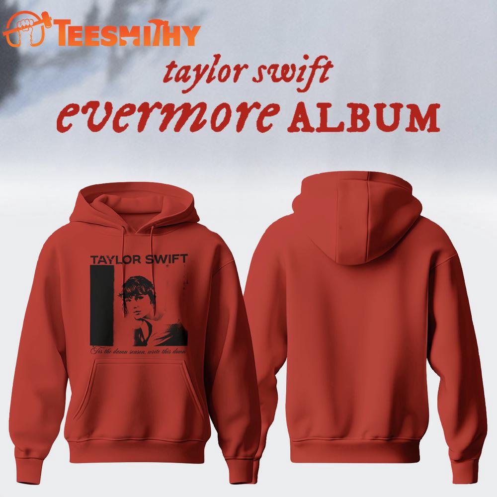 Taylor Swift Evermore Album 2026 Christmas Hoodie