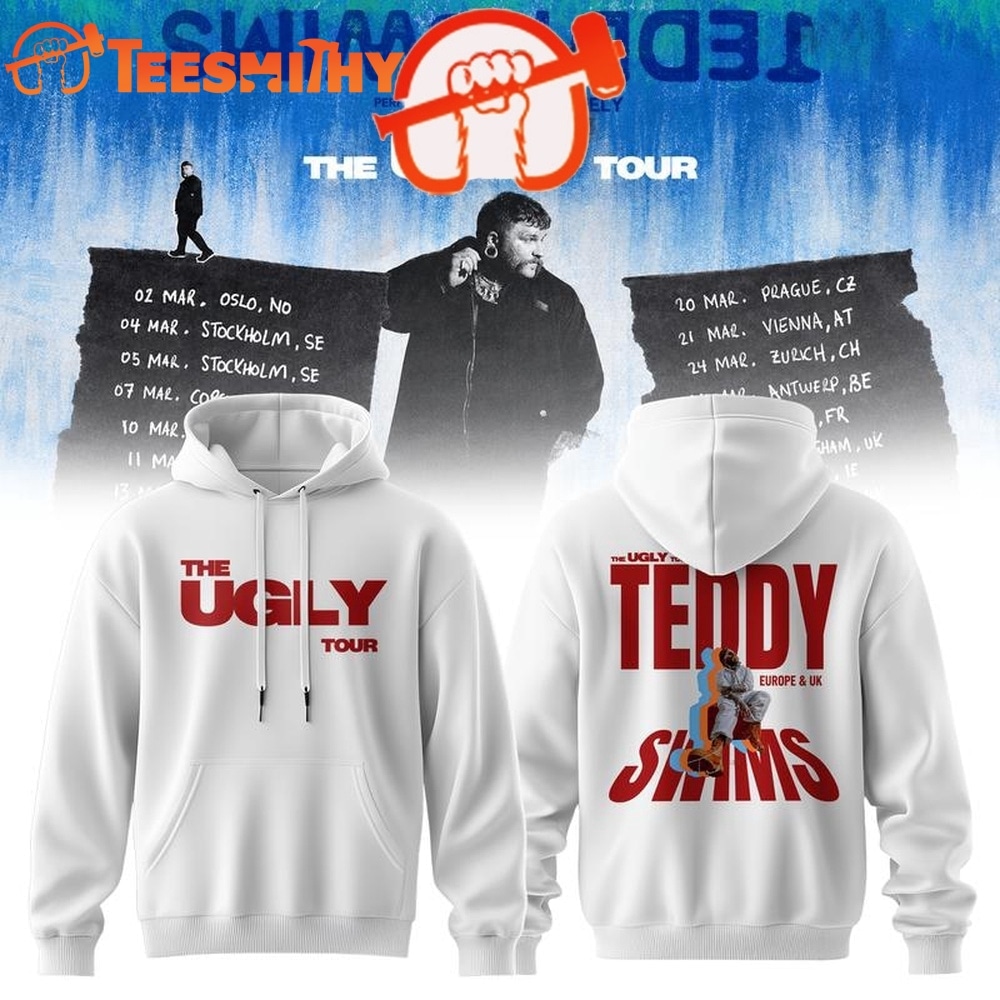 Teddy Swims The UGLY Tour Europe & UK 2027 Graphic Hoodie