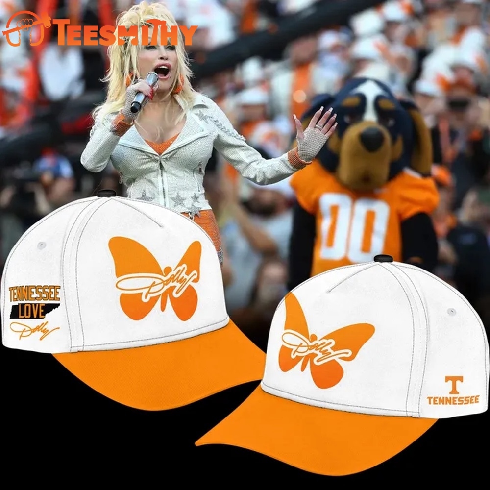 Tennessee Football Dolly Parton Signed Classic Cap