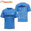 Tennessee Titans 2025 Football Schedule Unisex 3D Shirt