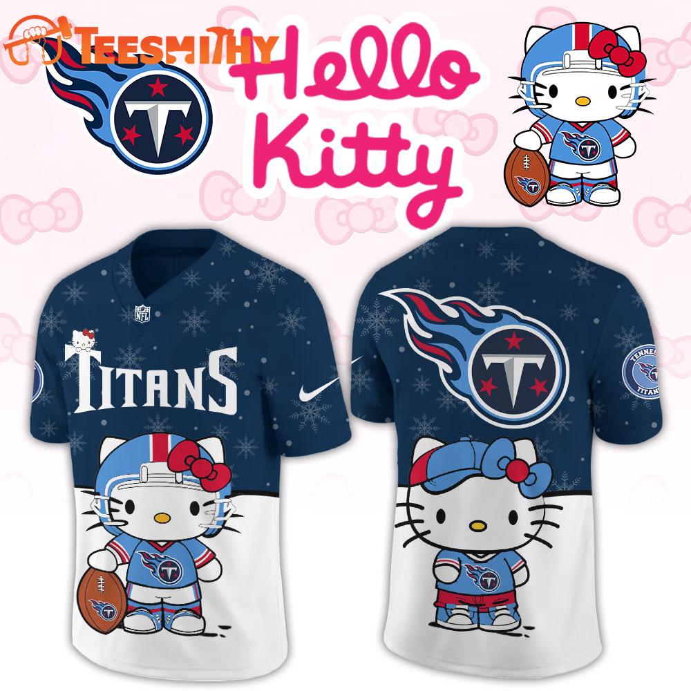 Tennessee Titans 2026 NFL Hello Kitty Limited New Football Jersey