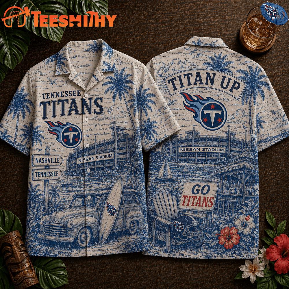 Tennessee Titans 2026 NFL Summer Vintage Hawaiian Shirt