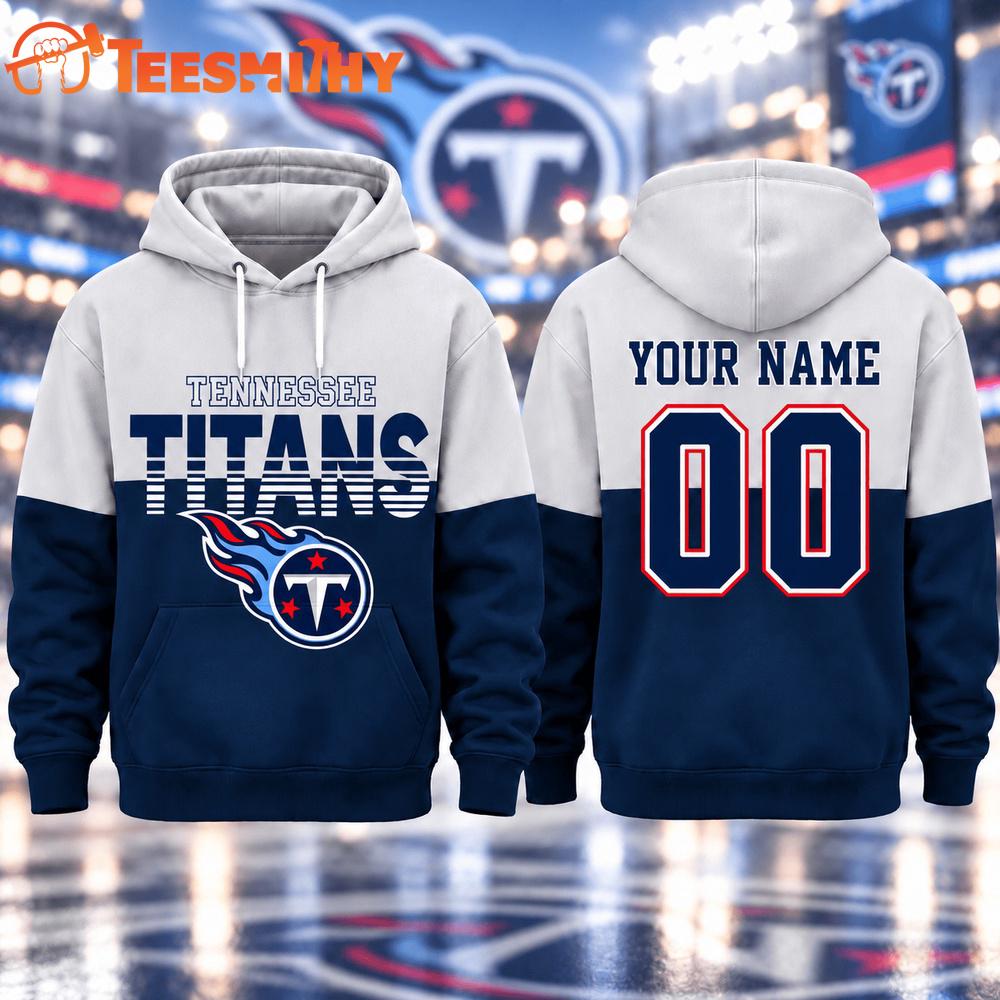 Tennessee Titans 2026 NFL Varsity Stripe Hoodie