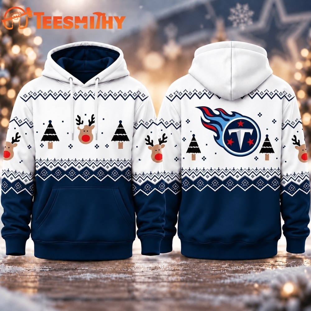 Tennessee Titans NFL Christmas Game Day Hoodie Shirt