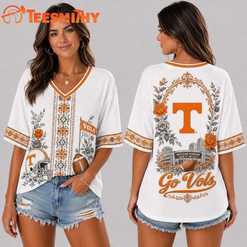 Tennessee Volunteers NCAA Collegiate Pride Collection V Neck T Shirt