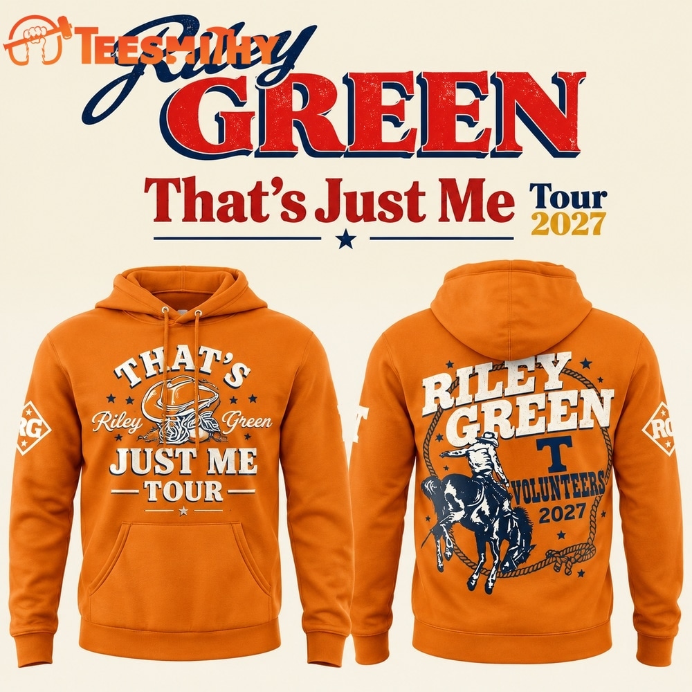 Tennessee Volunteers x Riley Green Thats Just Me Tour 2026 3D Hoodie