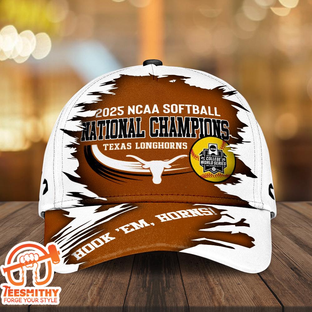 Texas Longhorns Women's Softball Classic 3D Cap Hot 2025 Texas Longhorns Women's Softball Classic 3D Cap Hot 2025