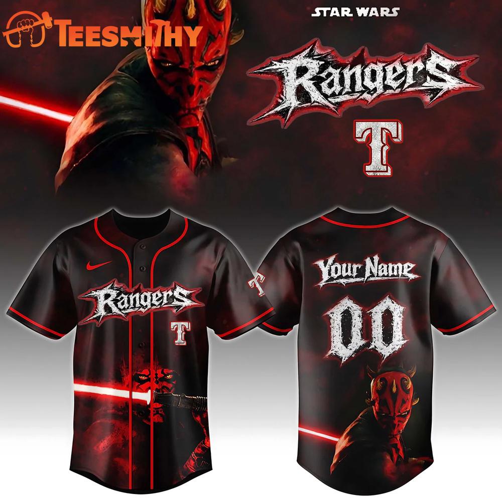 Texas Rangers 2026 MLB Star Wars Baseball Jersey