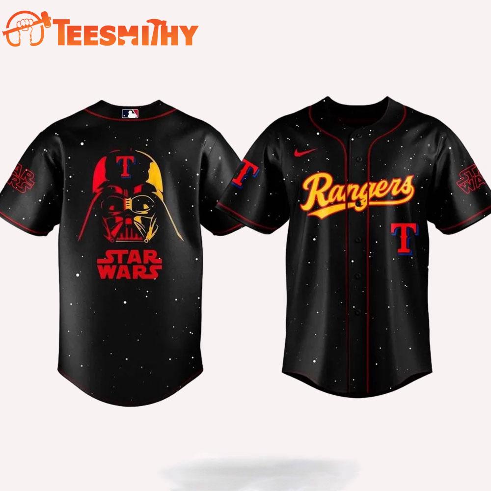 Texas Rangers Star Wars Night Baseball Jersey