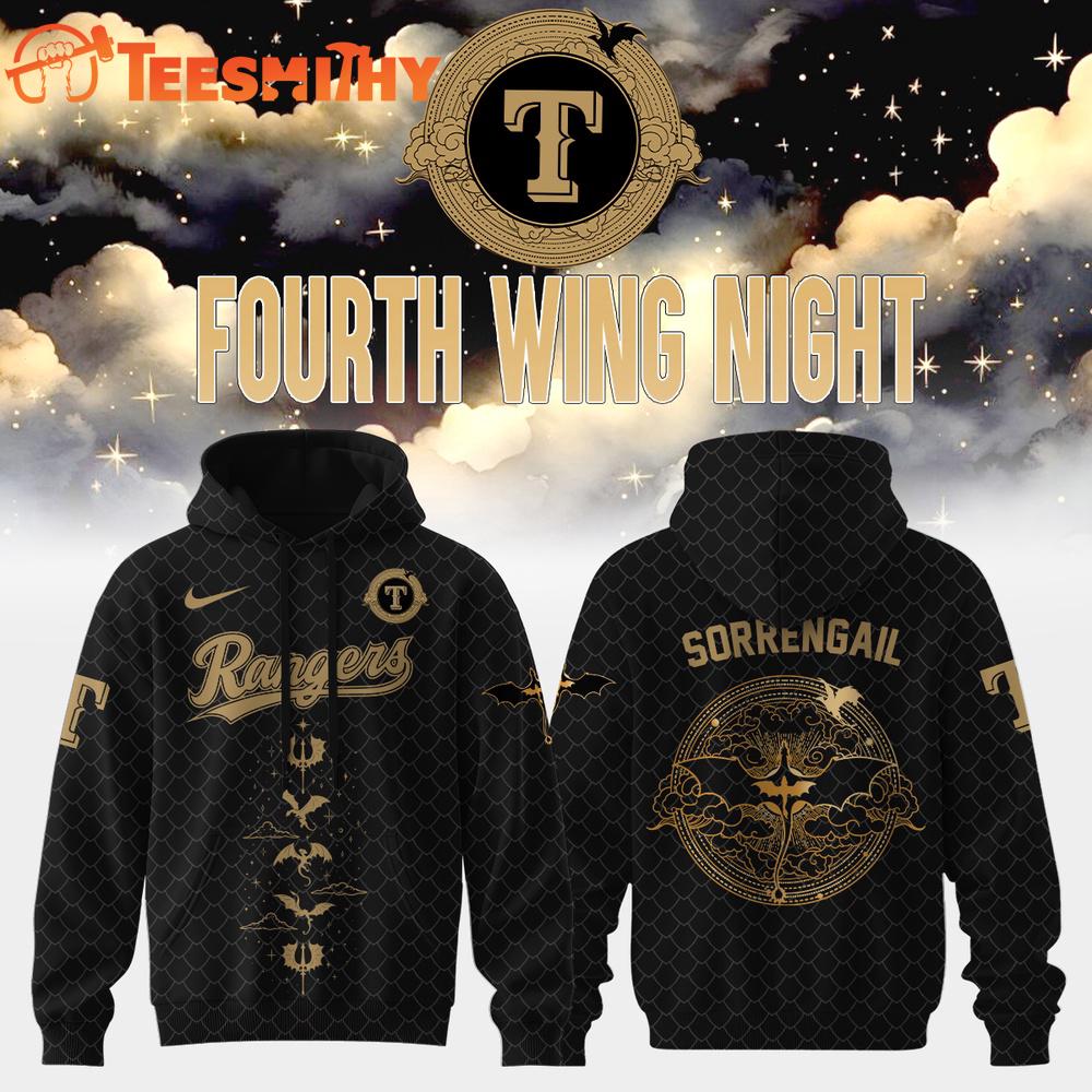 Texas Rangers x Fourth Wing Night SORRENGAIL 2026 Hoodie Shirt