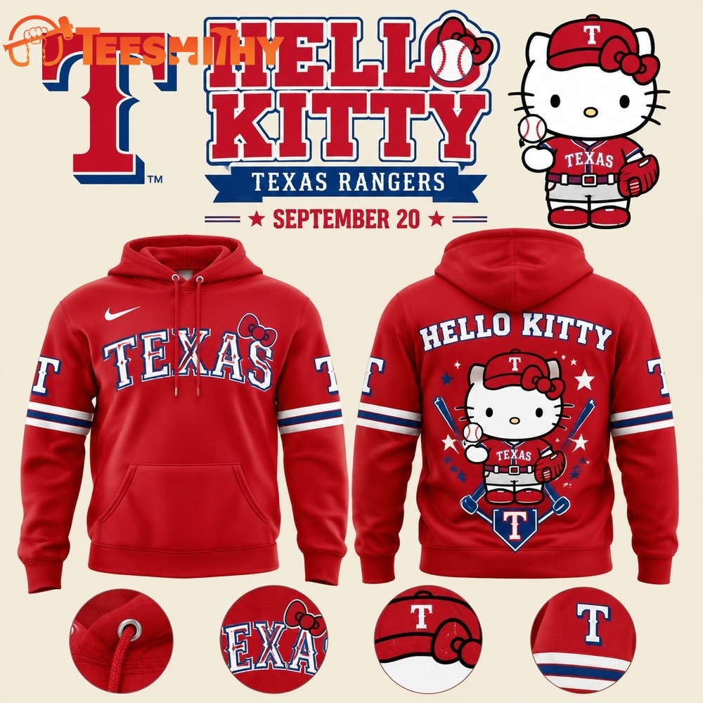 Texas Rangers x Hello Kitty 2026 Special New Hoodie
