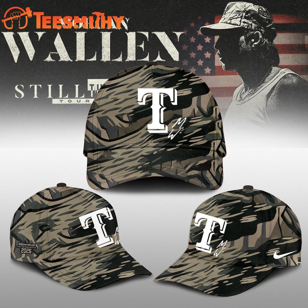 Texas Rangers x Morgan Wallen Still The Problem Tour 2026 Signature Baseball Cap