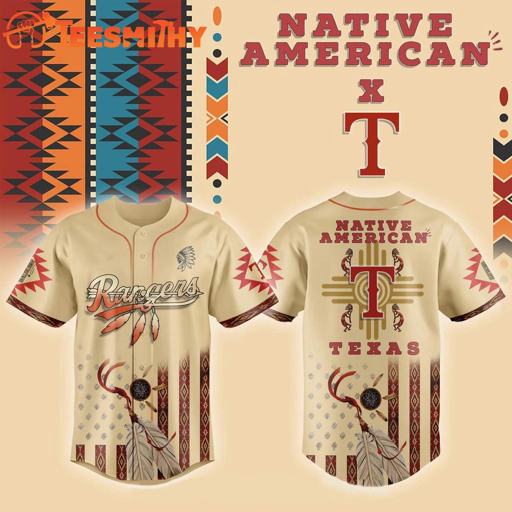 Texas Rangers x Native American Baseball Jersey