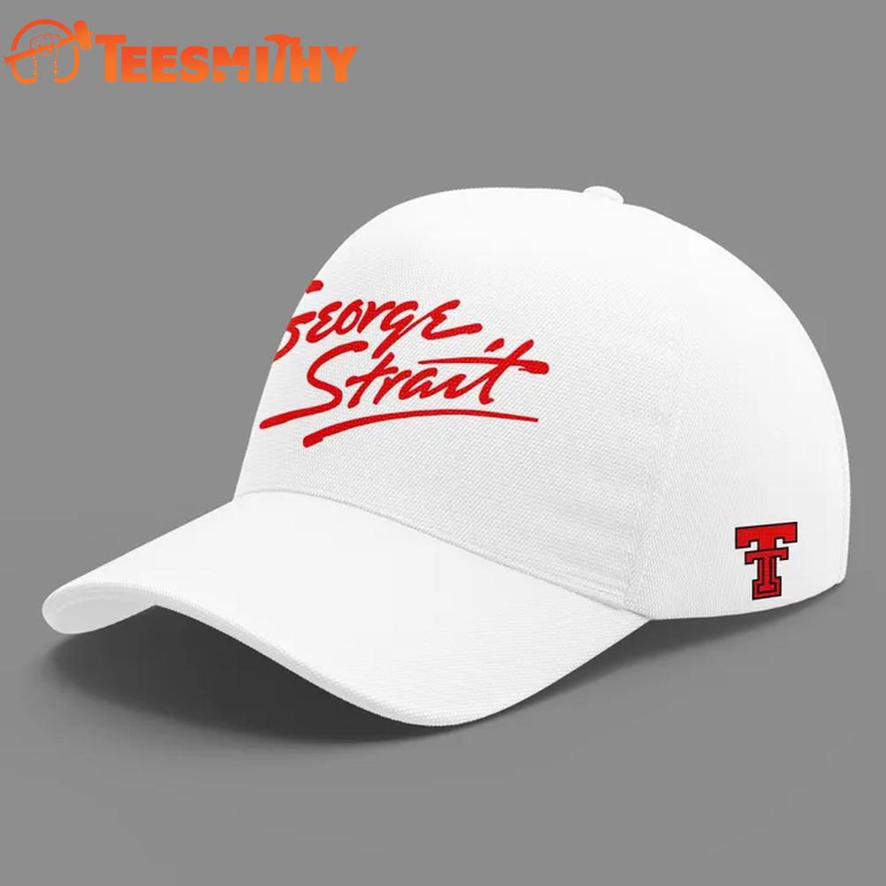 Texas Tech Red Raider George Strait 2026 White Cap