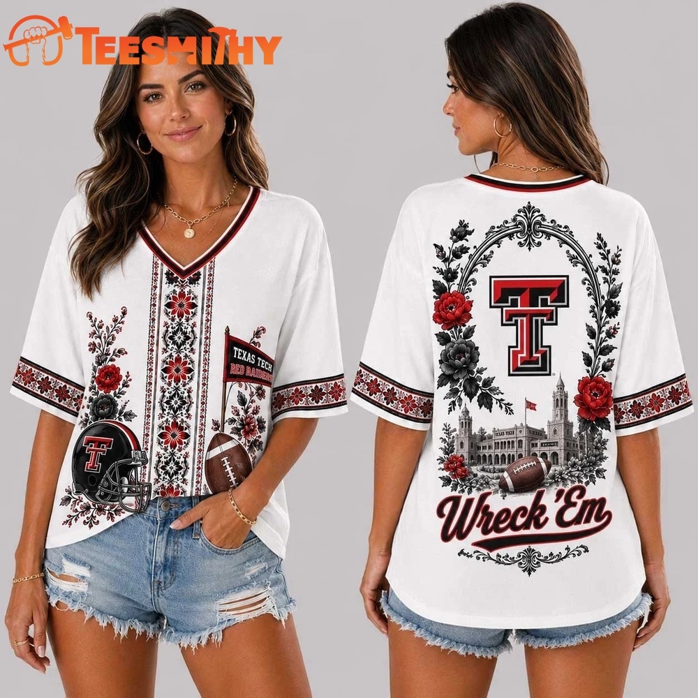 Texas Tech Red Raiders NCAA Collegiate Pride Collection V Neck T Shirt