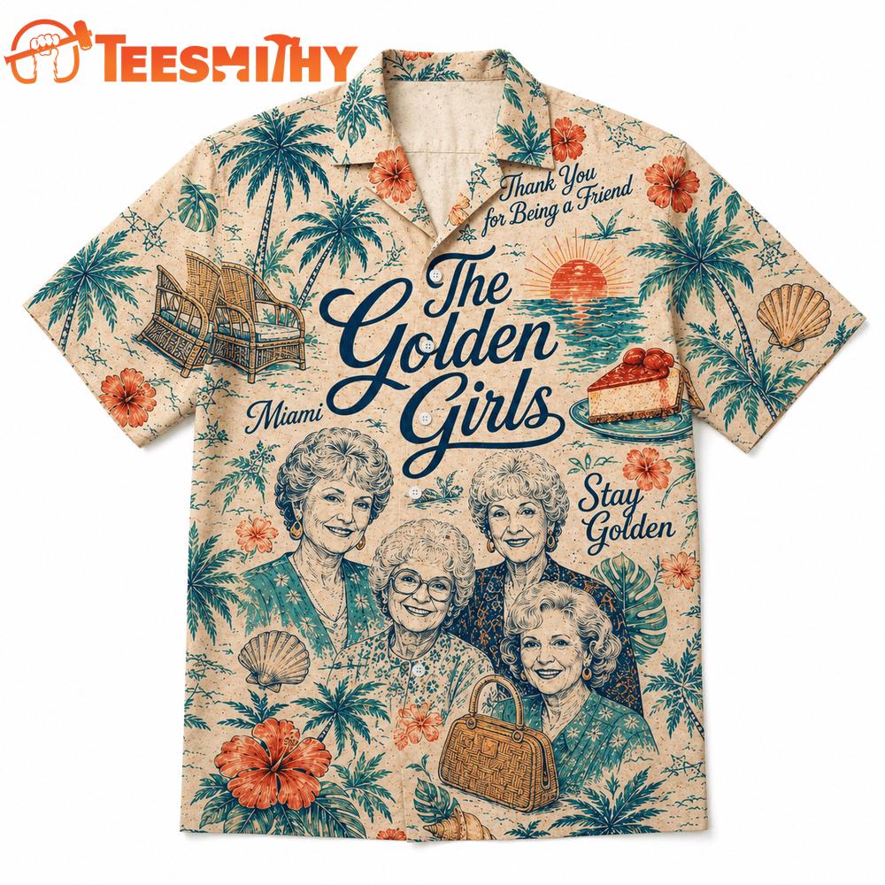 Th Golden Girls Tropical Summer Vibes Hawaiian Shirt