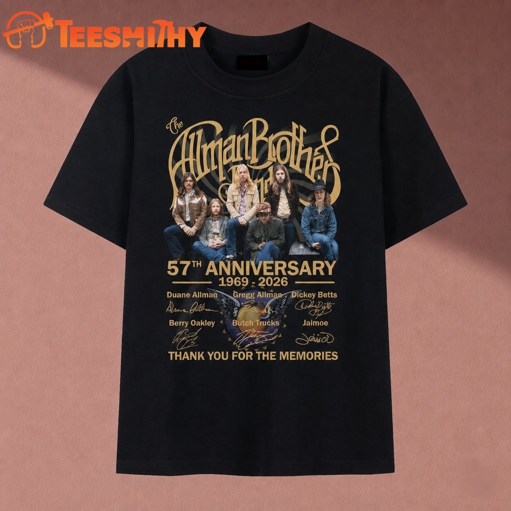 The Allman Brothers Band 57th Anniversary 1969 2026 T Shirt
