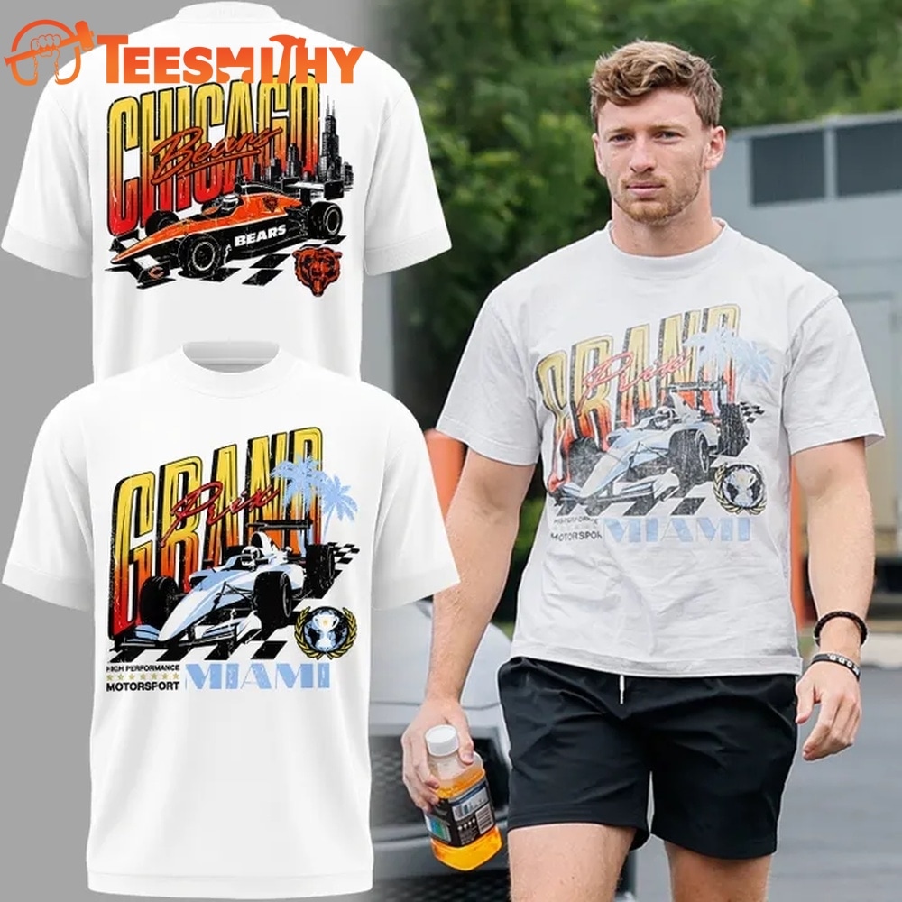The Chicago Bears x Grand Prix 2026 T Shirt
