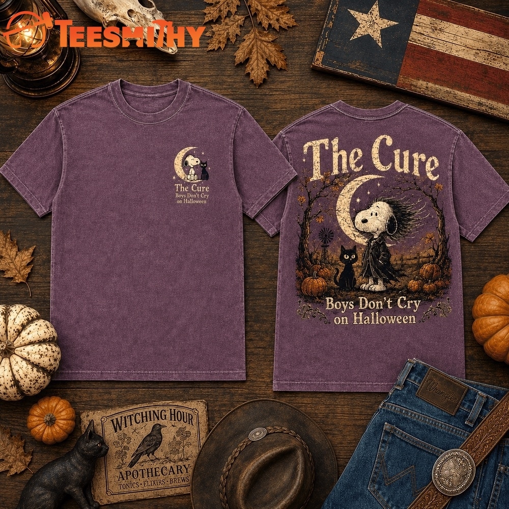 The Cure Boys Don’t Cry Halloween Moon 3D Shirt