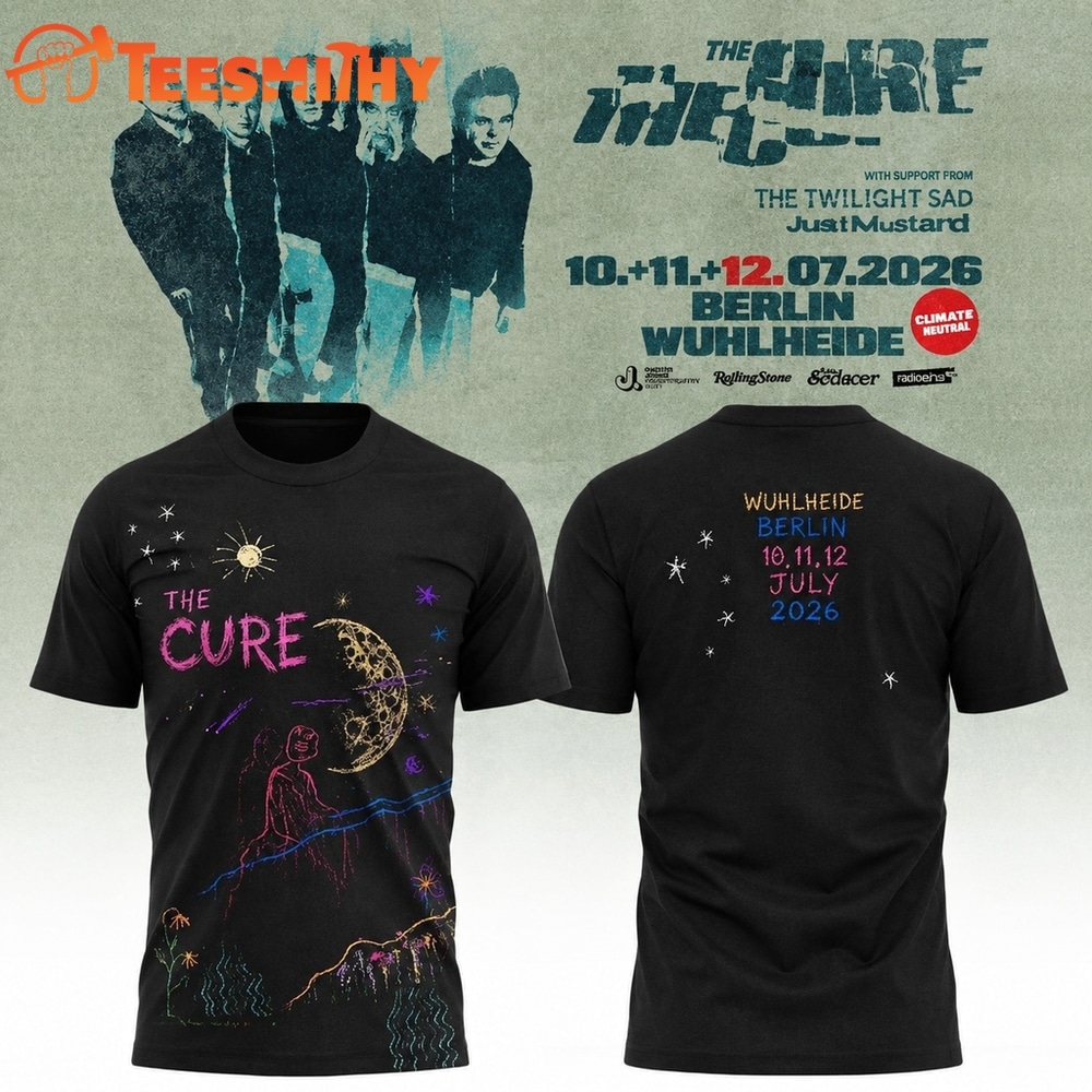 The Cure Exclusive Berlin Weekend Event T Shirt