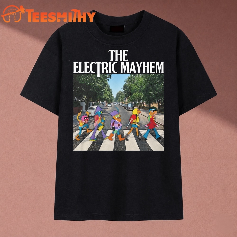 The Electric Mayhem Muppets Abbey Road Abbey Road Crossing Vintage T Shirt