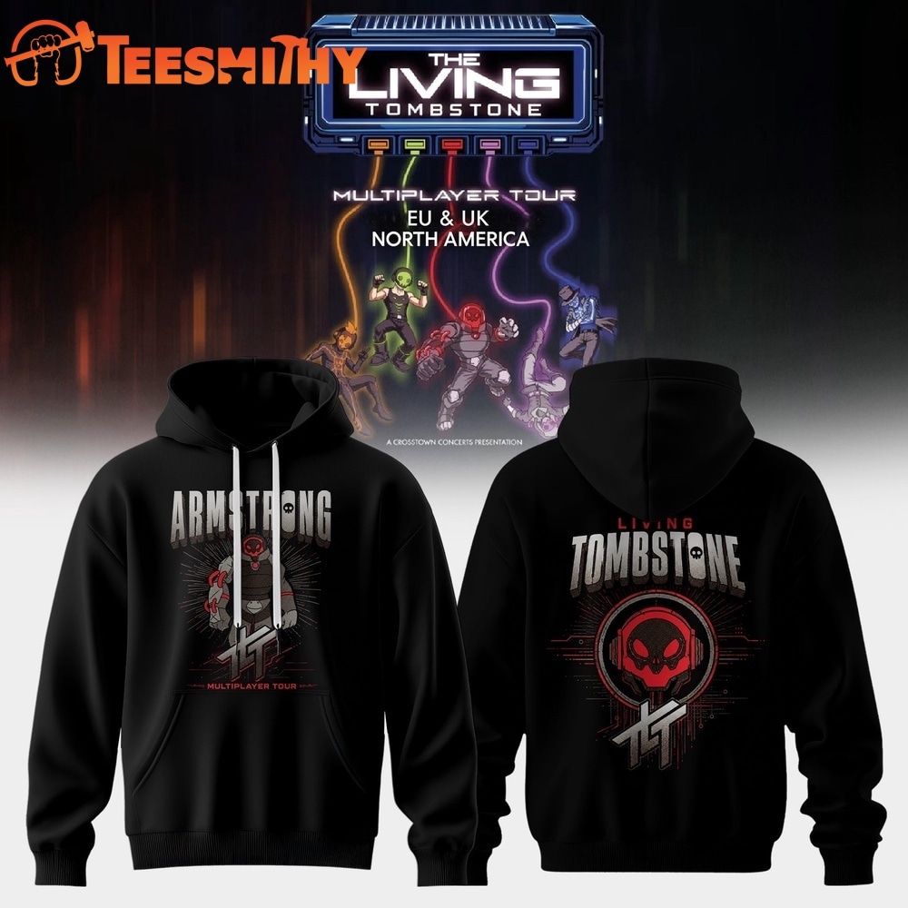 The Living Tombstone Multiplayer Tour 2026 Amstrong Hoodie