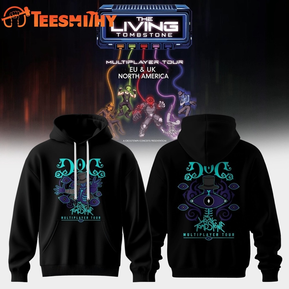 The Living Tombstone Multiplayer Tour 2026 Doc Hoodie 1 The Living Tombstone Multiplayer Tour 2026 Doc Hoodie