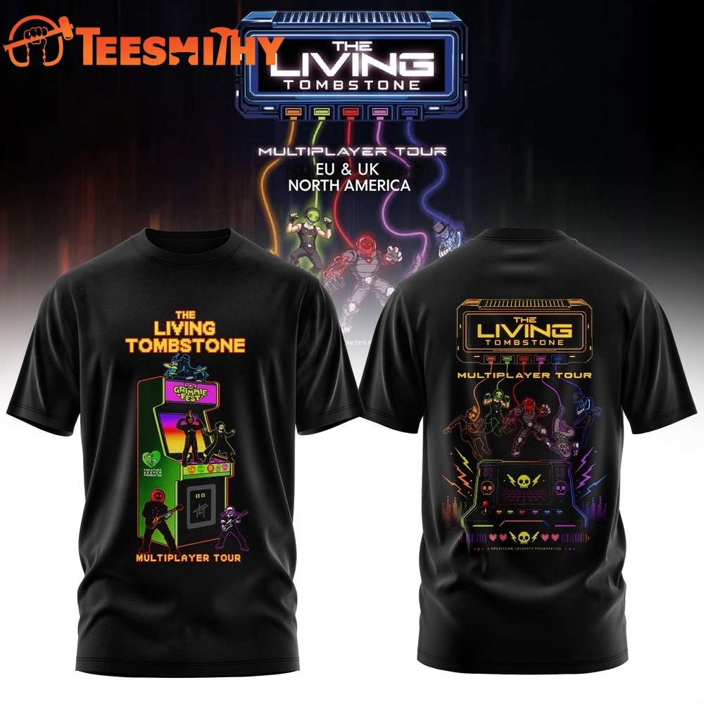 The Living Tombstone Multiplayer Tour 2026 Limited T Shirt