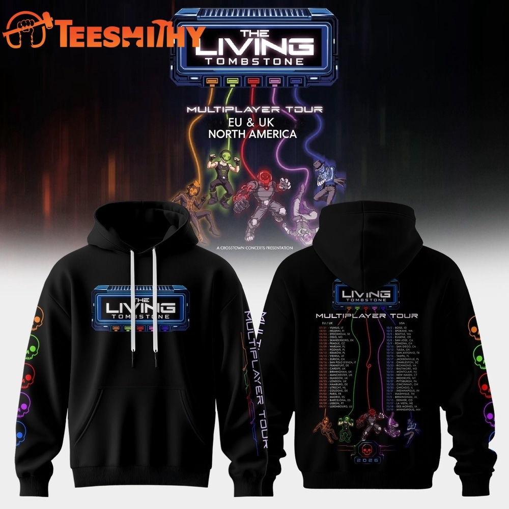 The Living Tombstone Multiplayer Tour 2026 New Design Hoodie