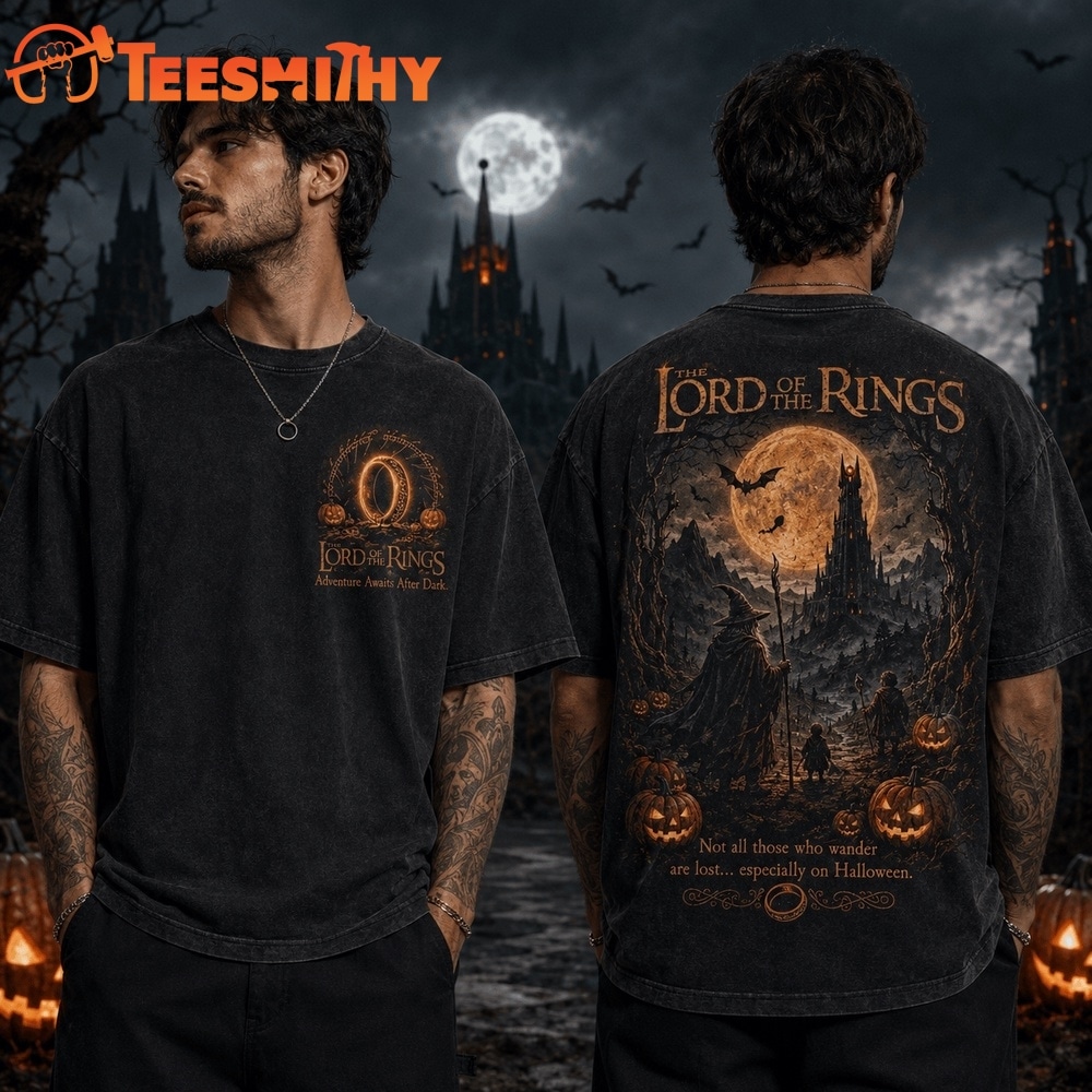 The Lord of the Rings Halloween Adventure Awaits After Dark 2026 3D Shirt