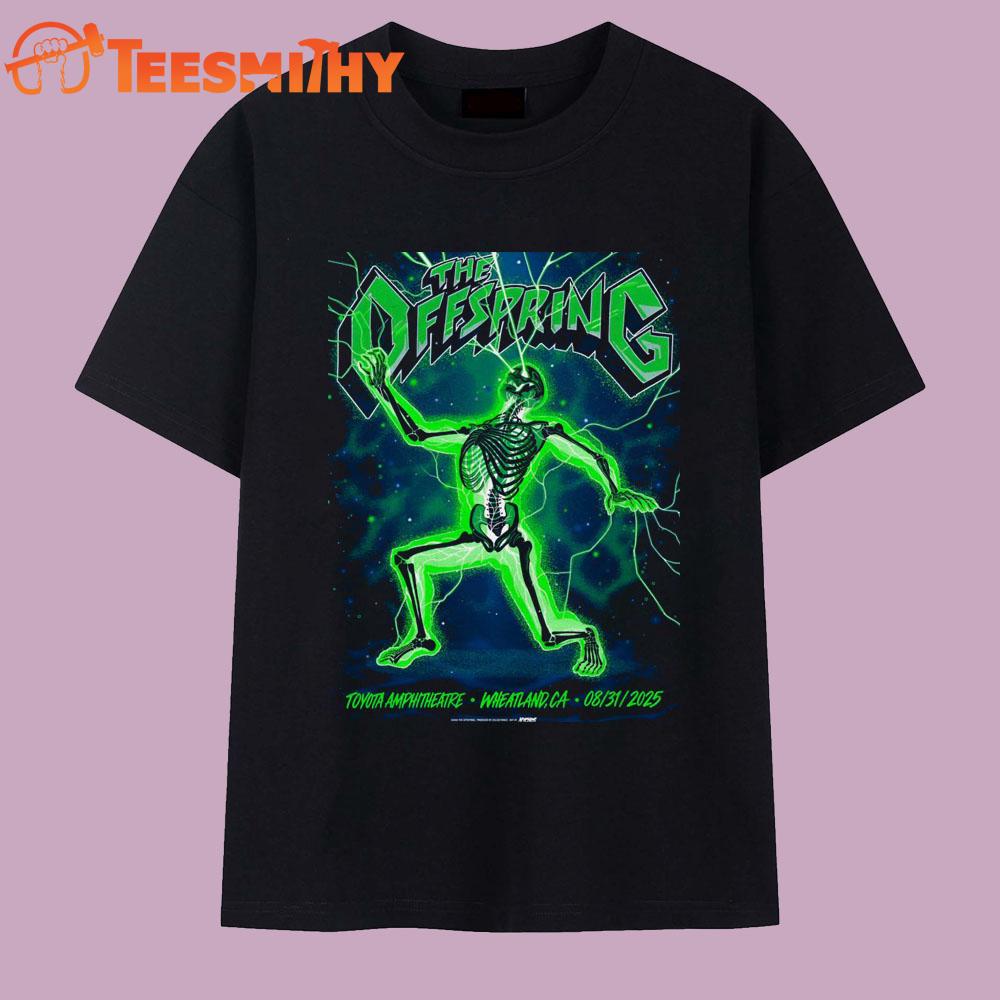 The Offspring Toyota Amphitheatre In Wheatland CA Aug 31 2025 T Shirt The Offspring Toyota Amphitheatre In Wheatland CA Aug 31 2025 T Shirt