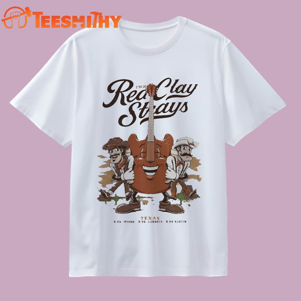 The Red Clay Strays Texas 2025 Shows T Shirt