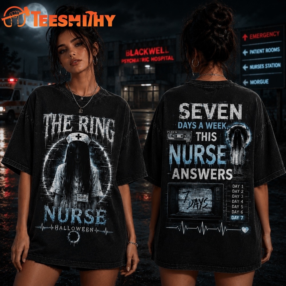 The Ring Nurse Seven Days Halloween 3D Shirt