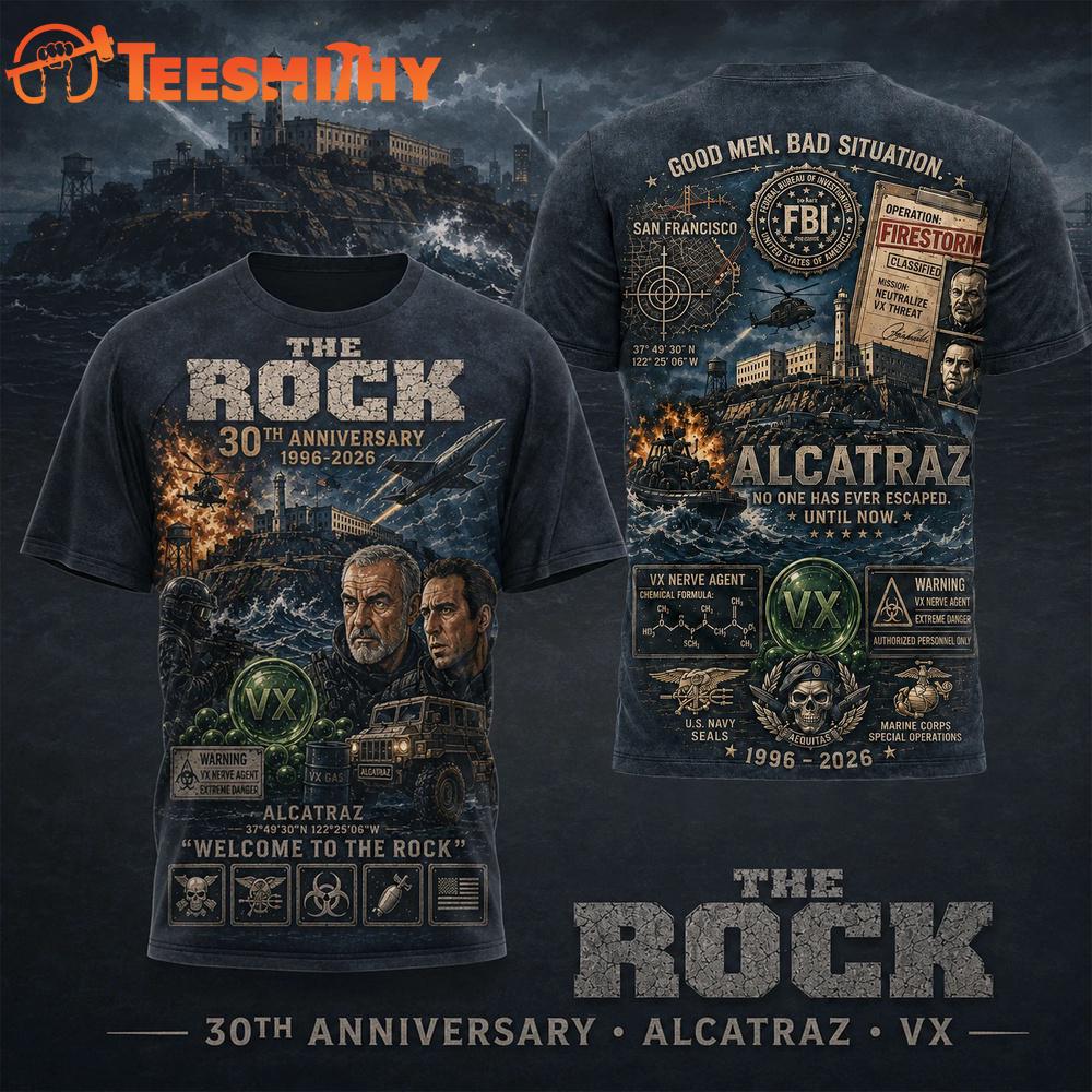 The Rock 30th Anniversary 1996-2026 T Shirt