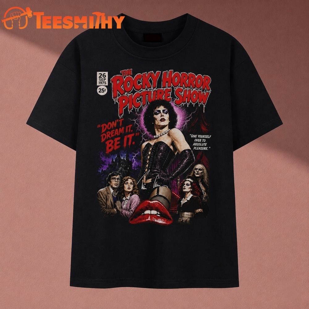 The Rocky Horror Picture Show Comic Cover Vintage Graphic T Shirt