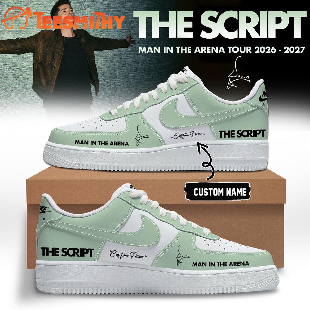The Script Man In The Arena Tour Shoes Casual Style Guide 1 The Script Man In The Arena Tour 2026 Blue Air Force 1 Shoes Sneaker