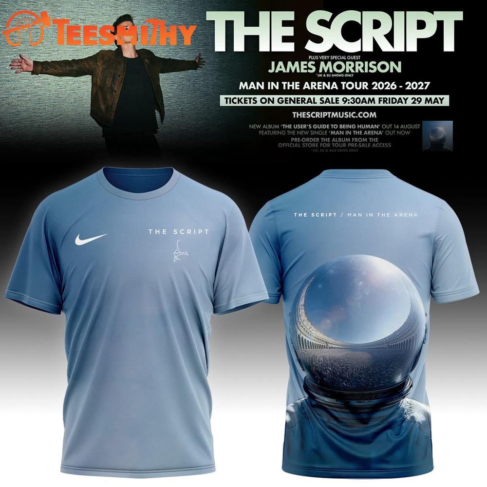 The Script Man In The Arena Tour 2026 Limited T Shirt