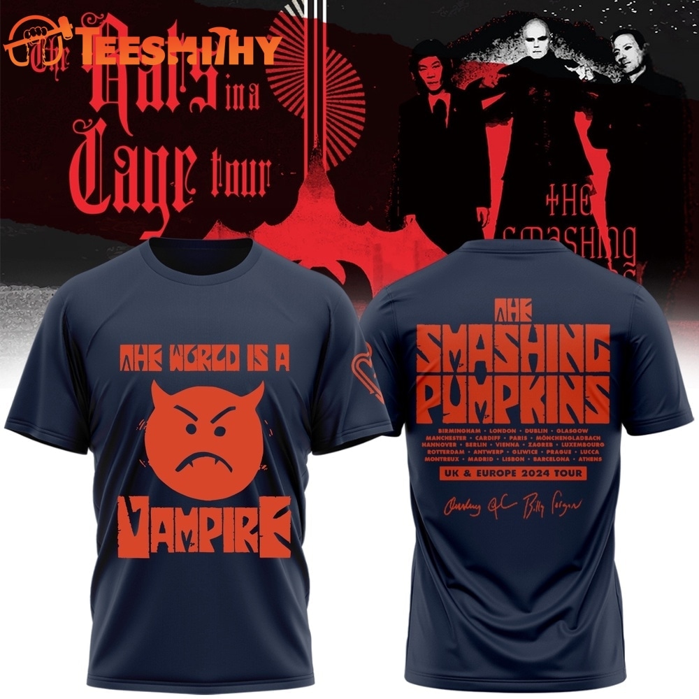 The Smashing Pumpkins The Rats In A Cage Tour 2026 3D Shirt