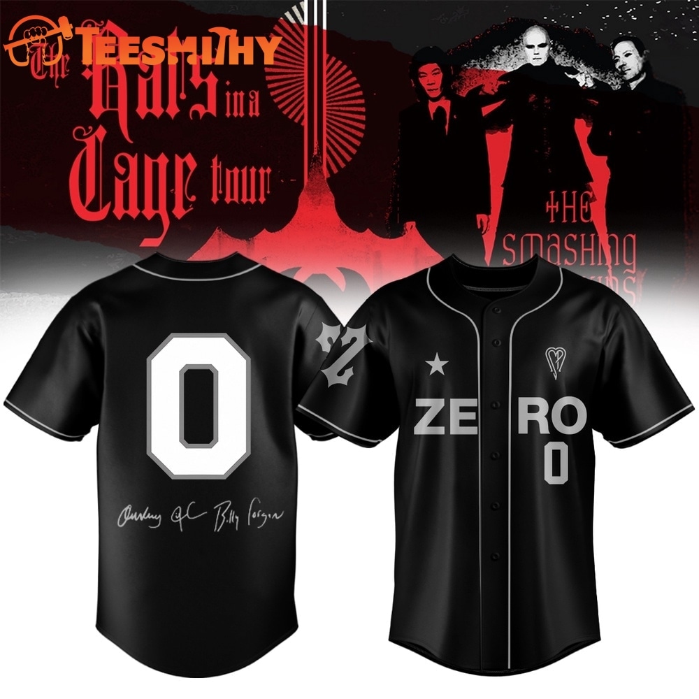 The Smashing Pumpkins The Rats In A Cage Tour 2026 Black Baseball Jersey