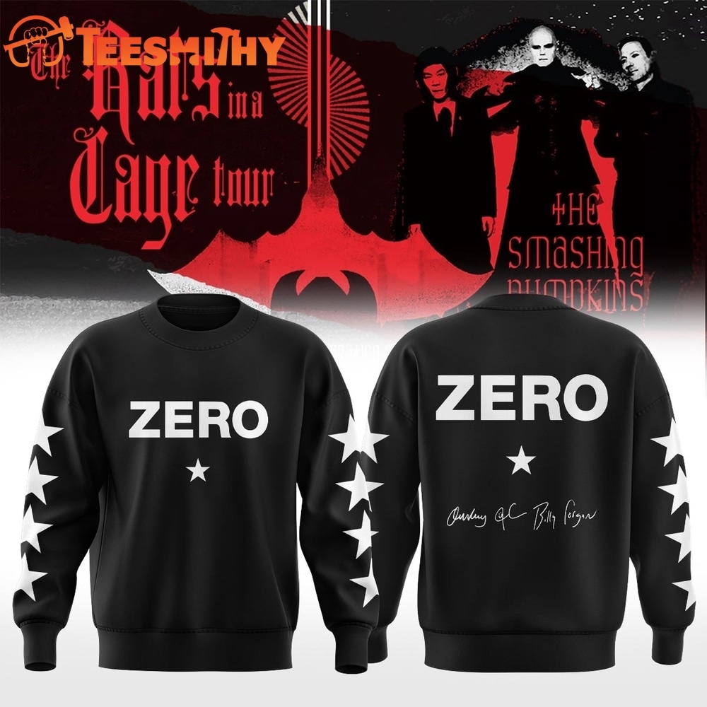 The Smashing Pumpkins The Rats In A Cage Tour 2026 Black Sweatshirt